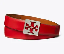 Damen Gürtel mit quadratischem Logo, 3,8 cm