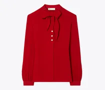 Damen Schluppenbluse aus Georgette