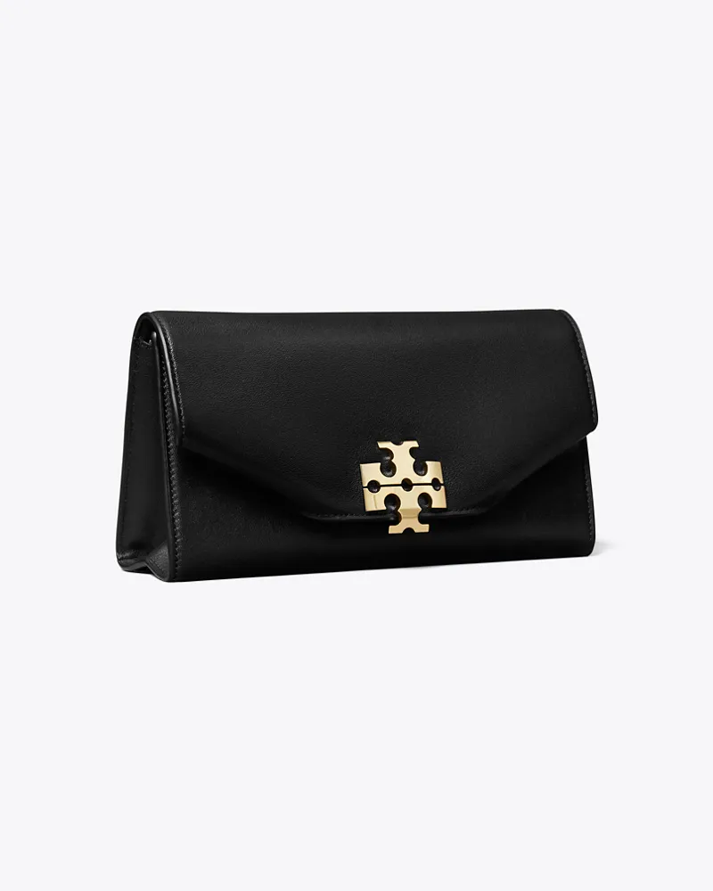 Tory Burch Charlie Clutch im Kuvert-Stil Black