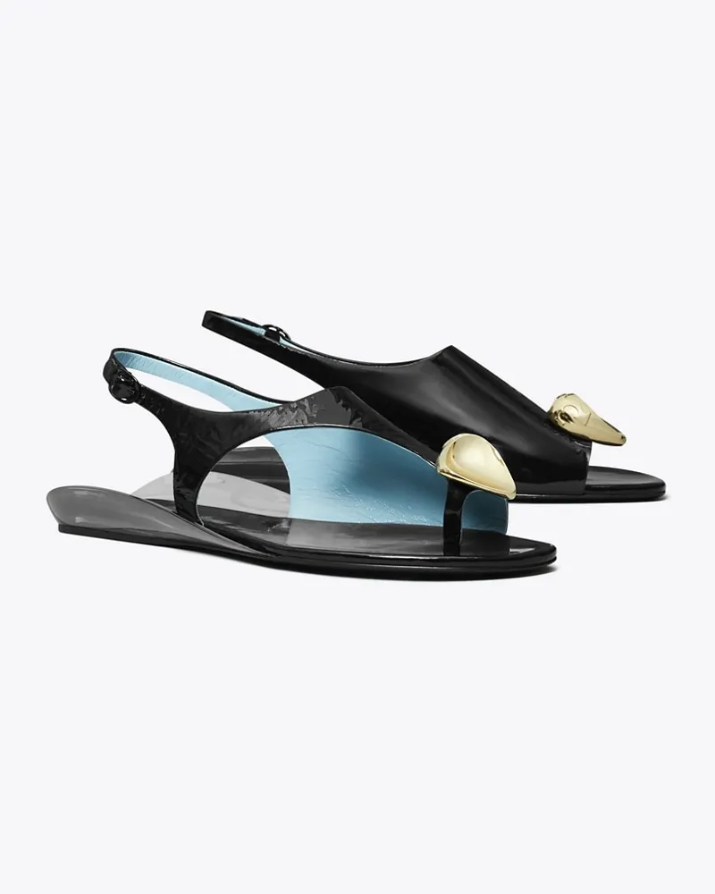 Tory Burch Damen Patos Slingback Nero