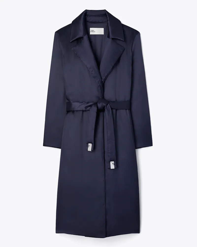 Tory Burch Damen Viscose Padded Coat Medium