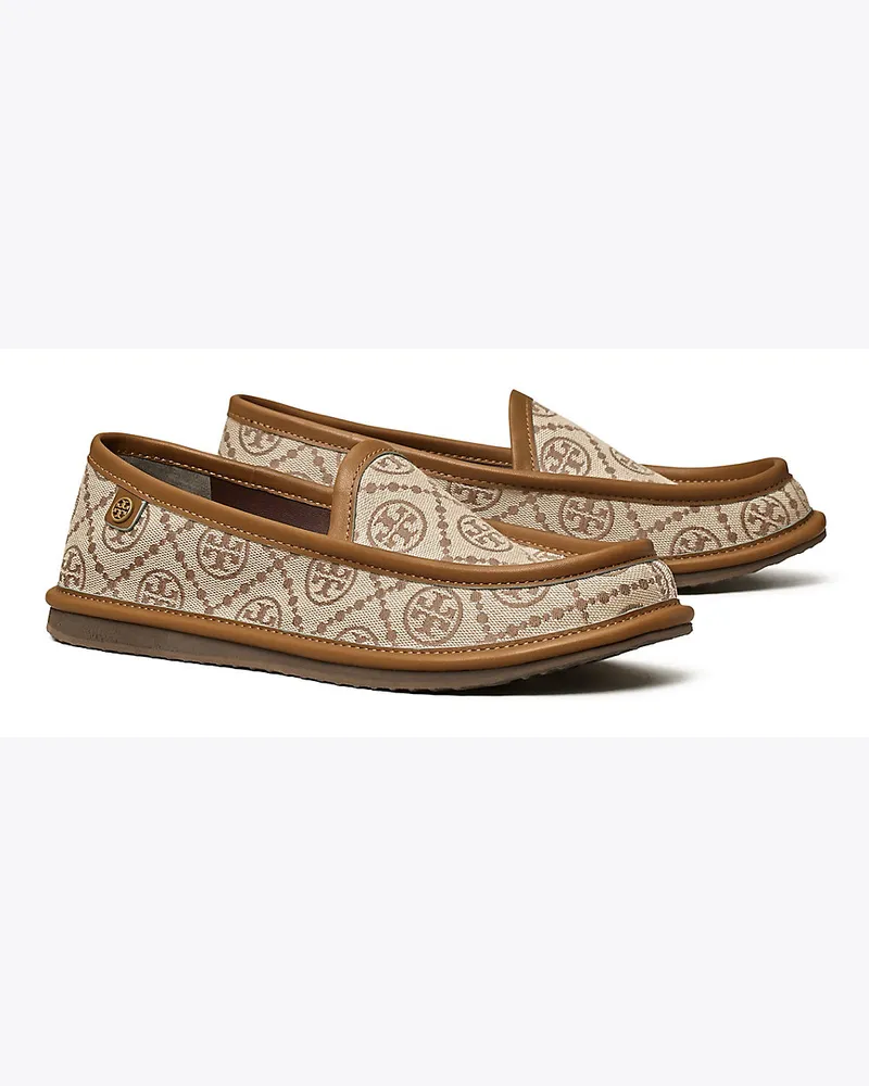 Tory Burch Buddy Loafer Mit T-Monogramm Hazelnut