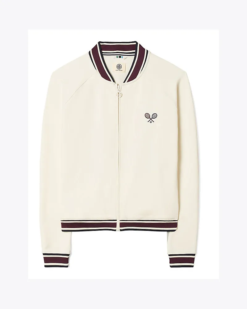 Tory Sport Tennis-Warm-Up-Jacke Snow