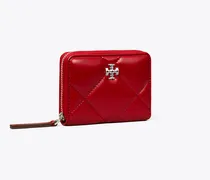 Damen Kleine Kira Geldbörse mit Rautensteppung und umlaufendem Reißverschluss