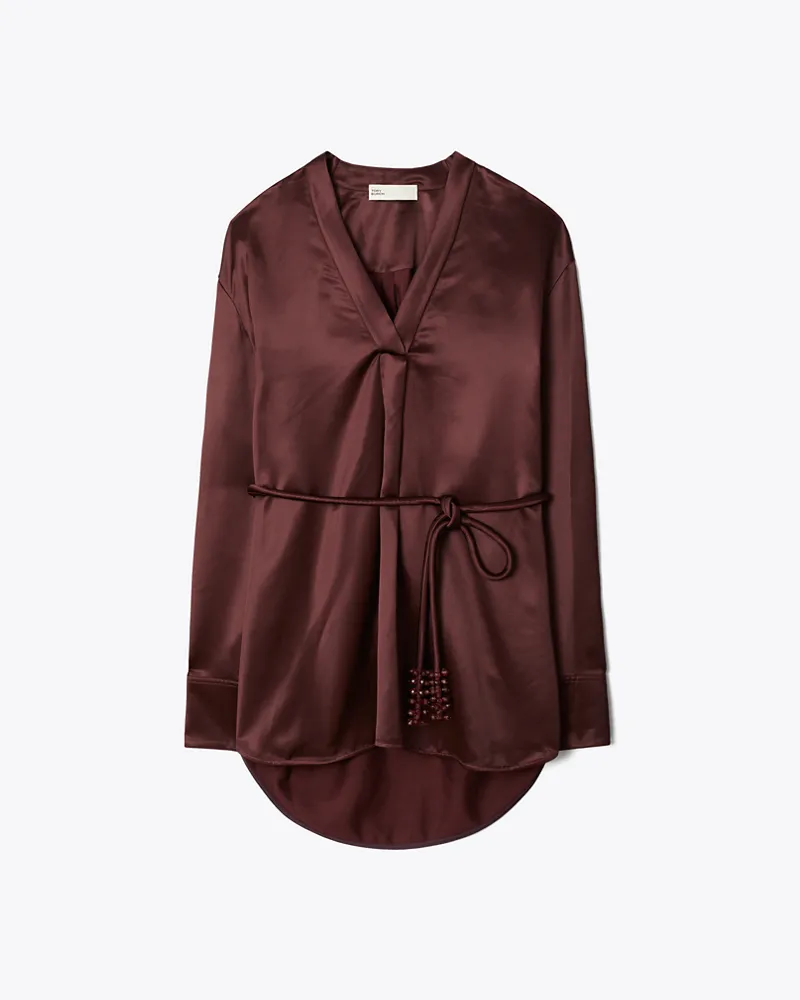 Tory Burch Damen Viskosetop Merlot
