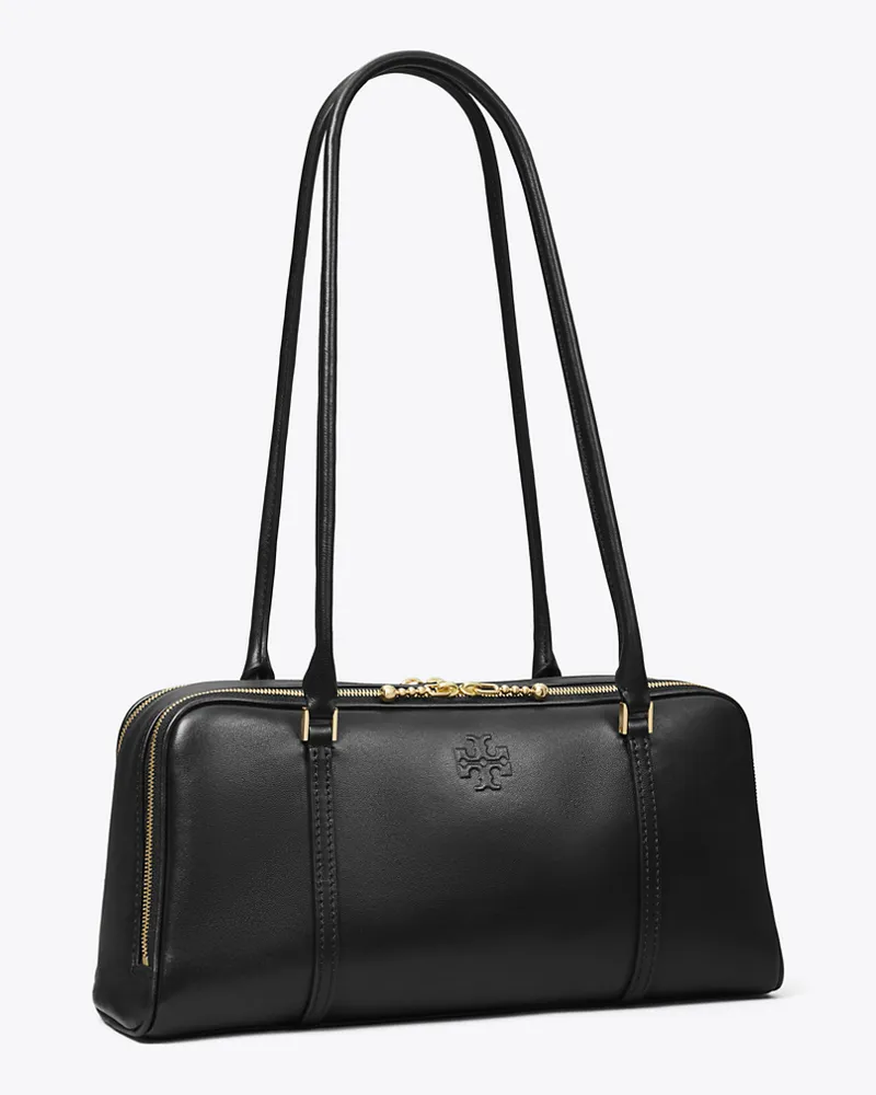 Tory Burch Damen Kleine Marshmallow Henkeltasche Black