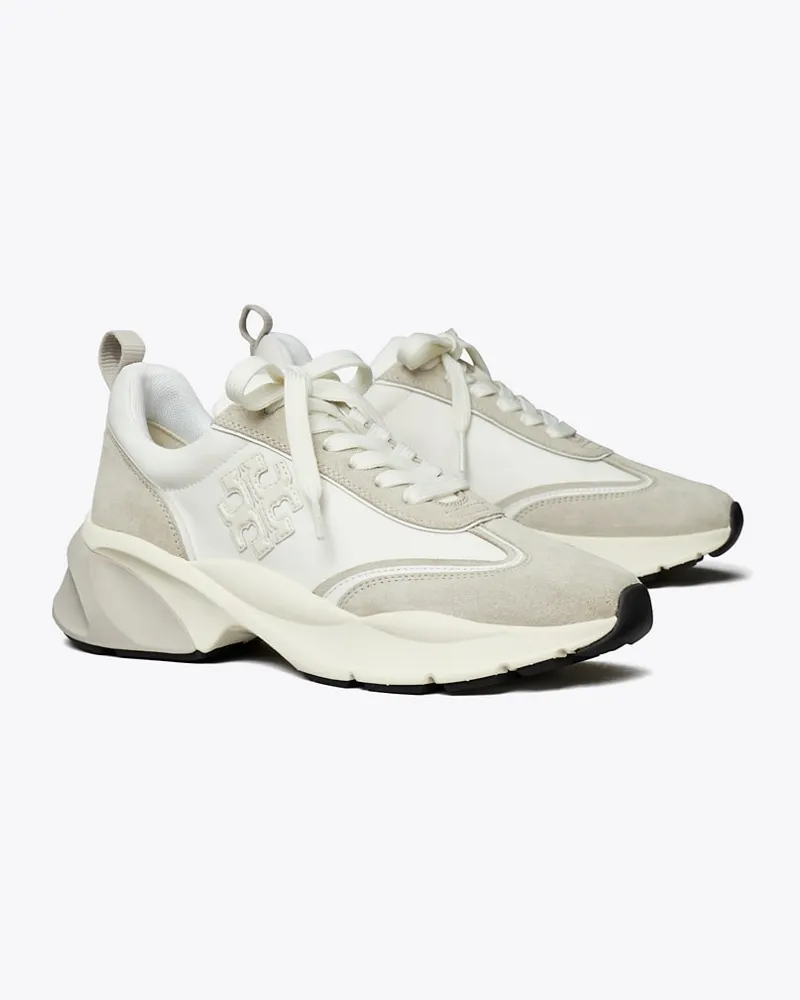 Tory Burch Damen Good Luck Trainer White