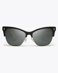 Tory Burch Miller Cat-Eye Sunglasses Black