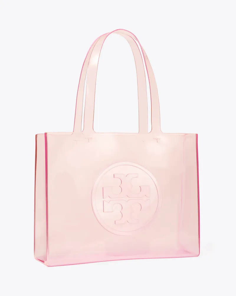 Tory Burch Damen Kleine transparente Ella Tote Bag Flamingo