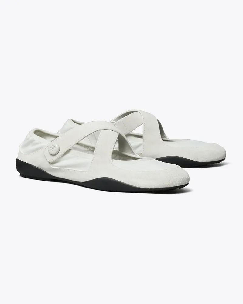 Tory Burch Damen Romy Sport Mary Jane White