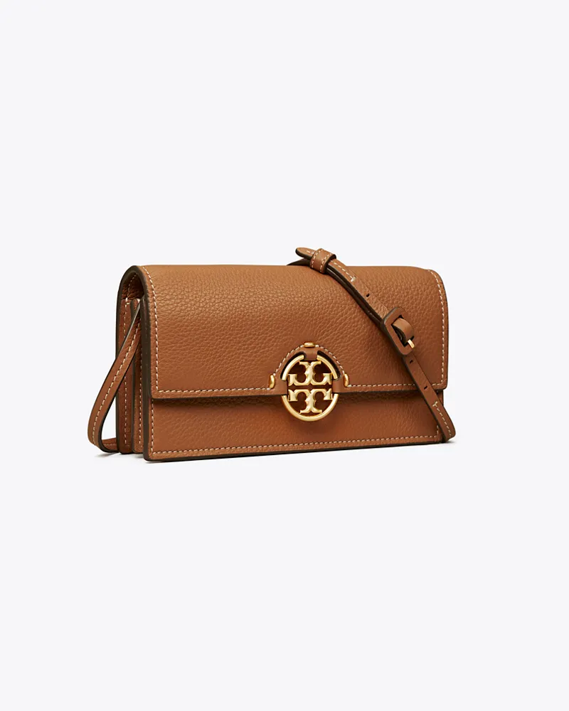 Tory Burch Damen Miller Crossbody-Geldbörse Light