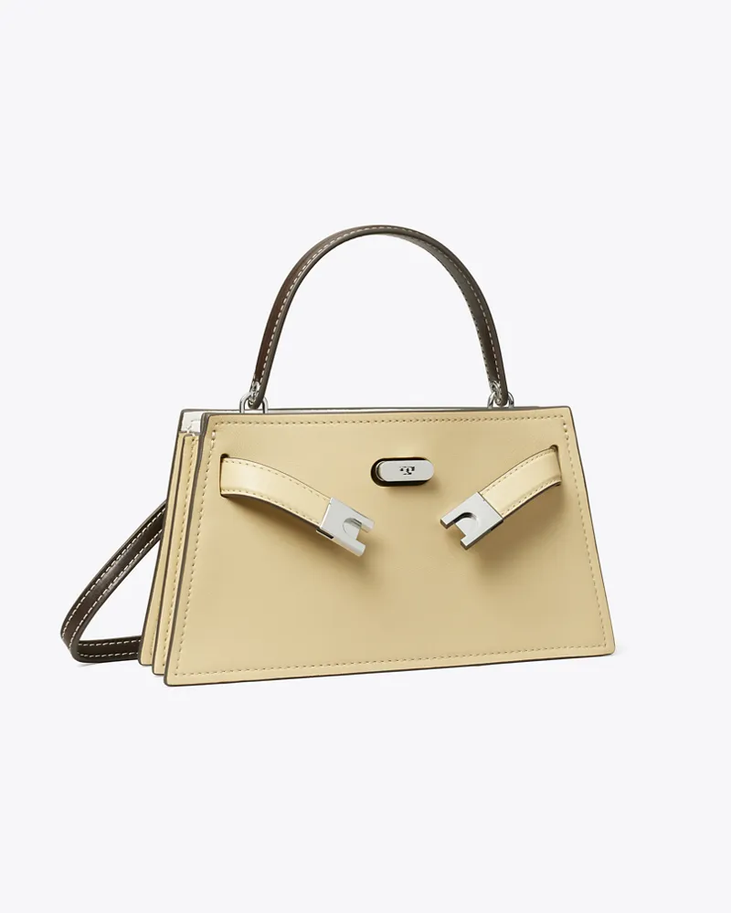 Tory Burch Damen Petite Lee Radziwill Tasche Praline
