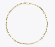 Damen Good Luck Pavé-Halskette