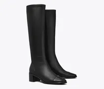 Damen Kniehohe Stiefel mit Zehenkappe