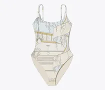 Damen Badeanzug mit Print