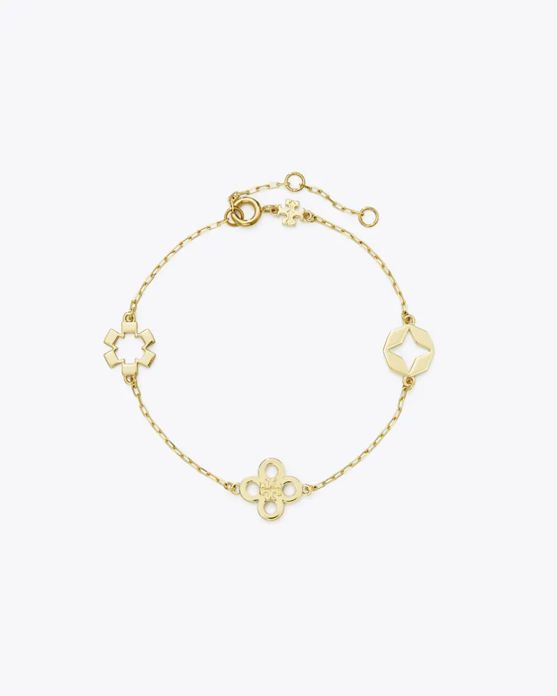 Tory Burch Damen Kira Clover Armband in Gold Tory