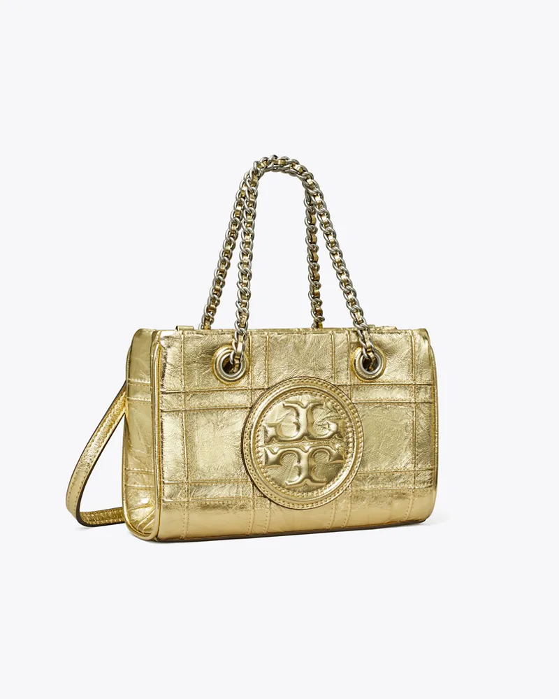 Tory Burch Damen Weiche Fleming Mini Tote Bag mit Kettenriemen 18