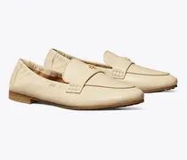 Damen Ballerina-Loafer in Weiß