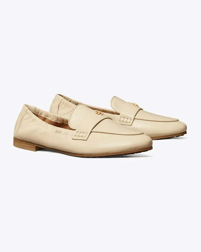 Tory Burch Damen Ballerina-Loafer in Weiß New
