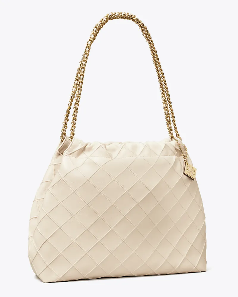 Tory Burch Damen Weiche Fleming Tasche mit Tunnelzug New