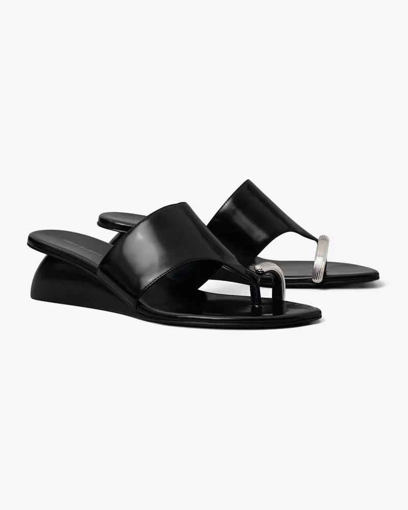 Tory Burch Damen Keilabsatzsandale mit Piercingdetail Perfect