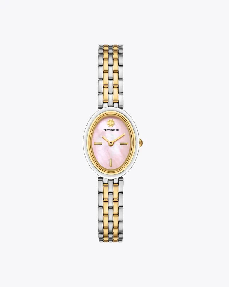 Tory Burch Damen Oval Watch Light