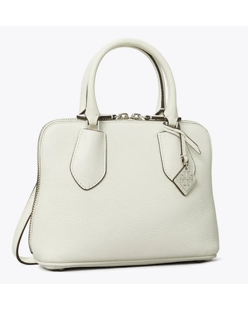 Tory Burch Mini Swing Satchel White