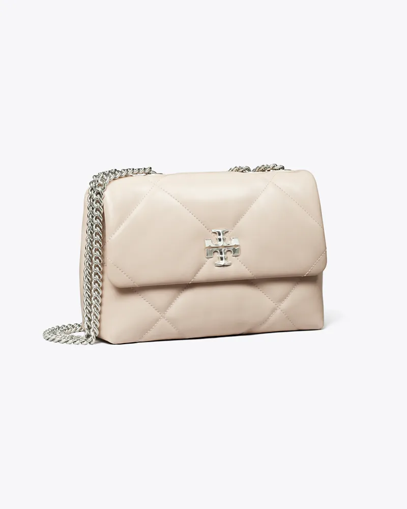 Tory Burch Damen Kleine, wandelbare Kira Schultertasche mit Rautensteppung Soft