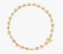 Damen Forget Me Not Halskette mit ineinandergreifenden Gliedern
