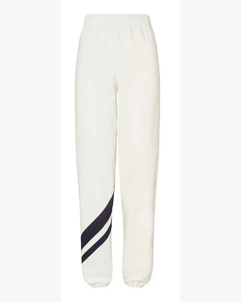 Tory Sport Schwere Trainingshose Aus French-Terry-Chevron Snow