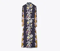 Damen Bedrucktes Hemdkleid aus Seidentwill