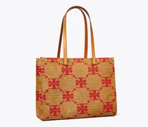 Damen T Monogram Woven Tote