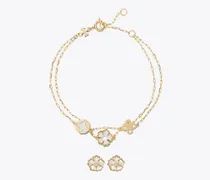 Damen Forget Me Not Geschenkset mit Armband und Ohrringen