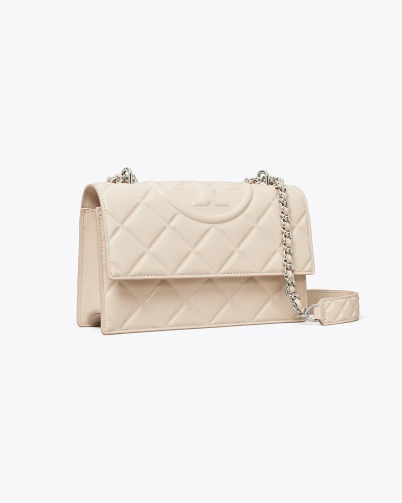 Tory Burch Damen Wandelbare Fleming Schultertasche, klein Soft