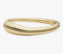 Damen Schmale Armspange mit Piercingdetail