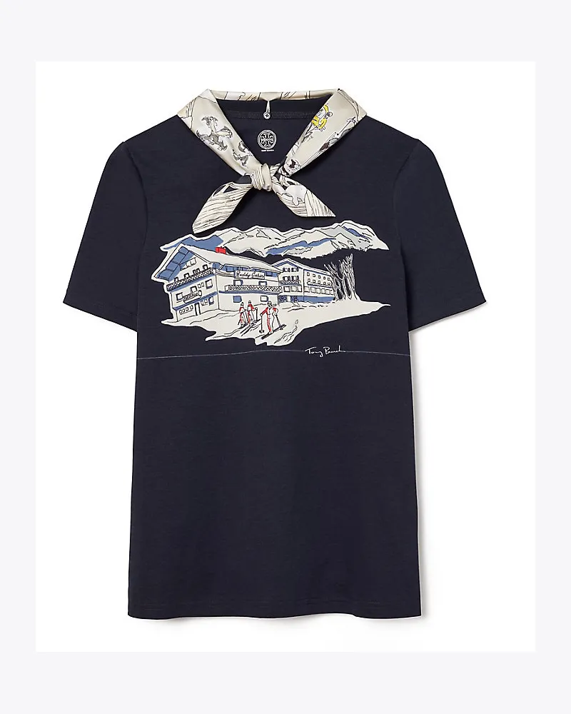 Tory Burch Buddy's Cabin T-Shirt Tory