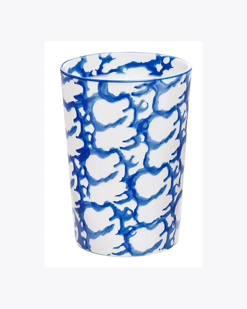 Tory Burch Kerze Im Spongeware-Design 