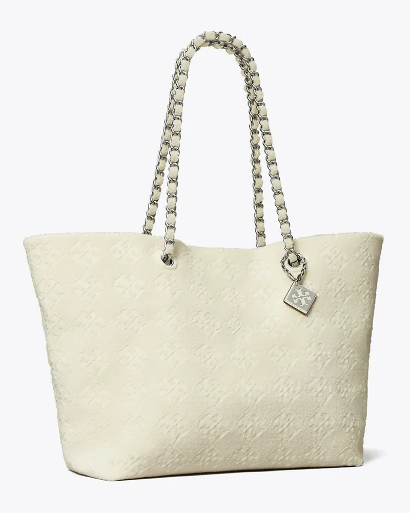 Tory Burch Damen Ella Terry Chain Tote Pearl