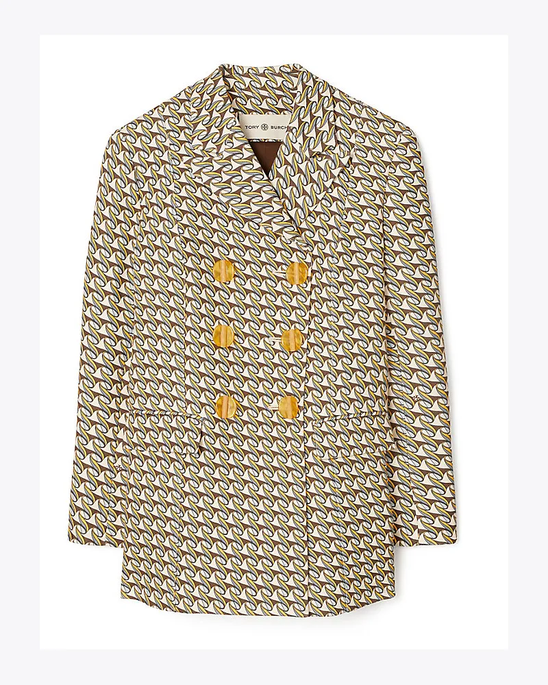 Tory Burch Doppelreihige Jacke Aus Twillkrepp French