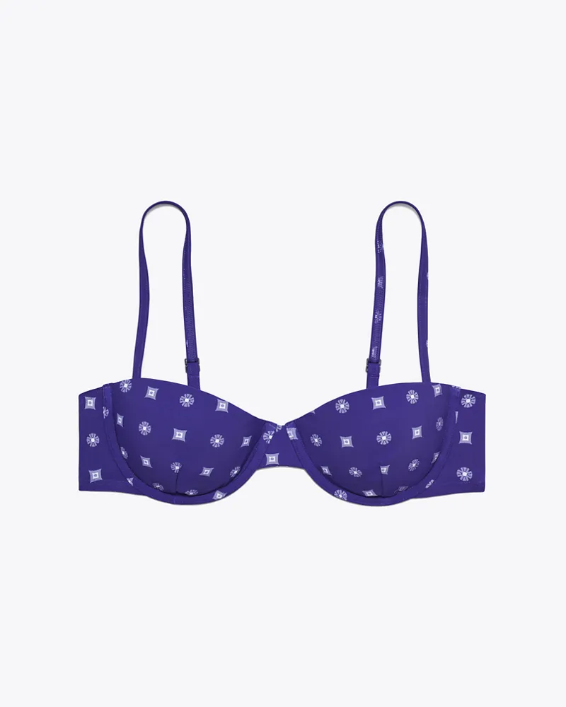 Tory Burch Damen Balconette-Bikinioberteil Ballpoint