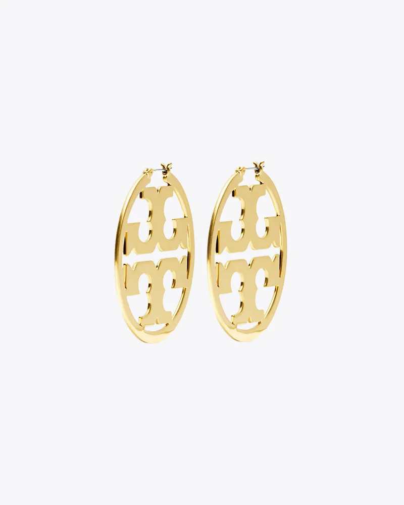 Tory Burch Damen Miller Creole in Gold Tory