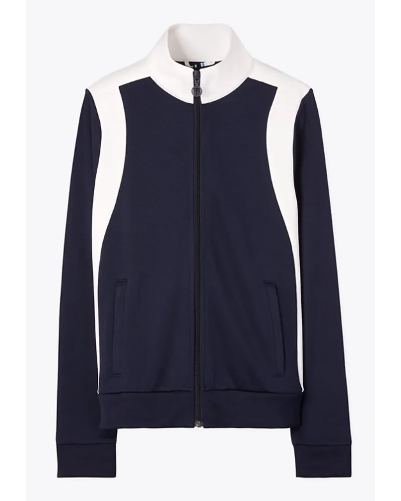 Tory Burch Color-Block Track Jacket Tory
