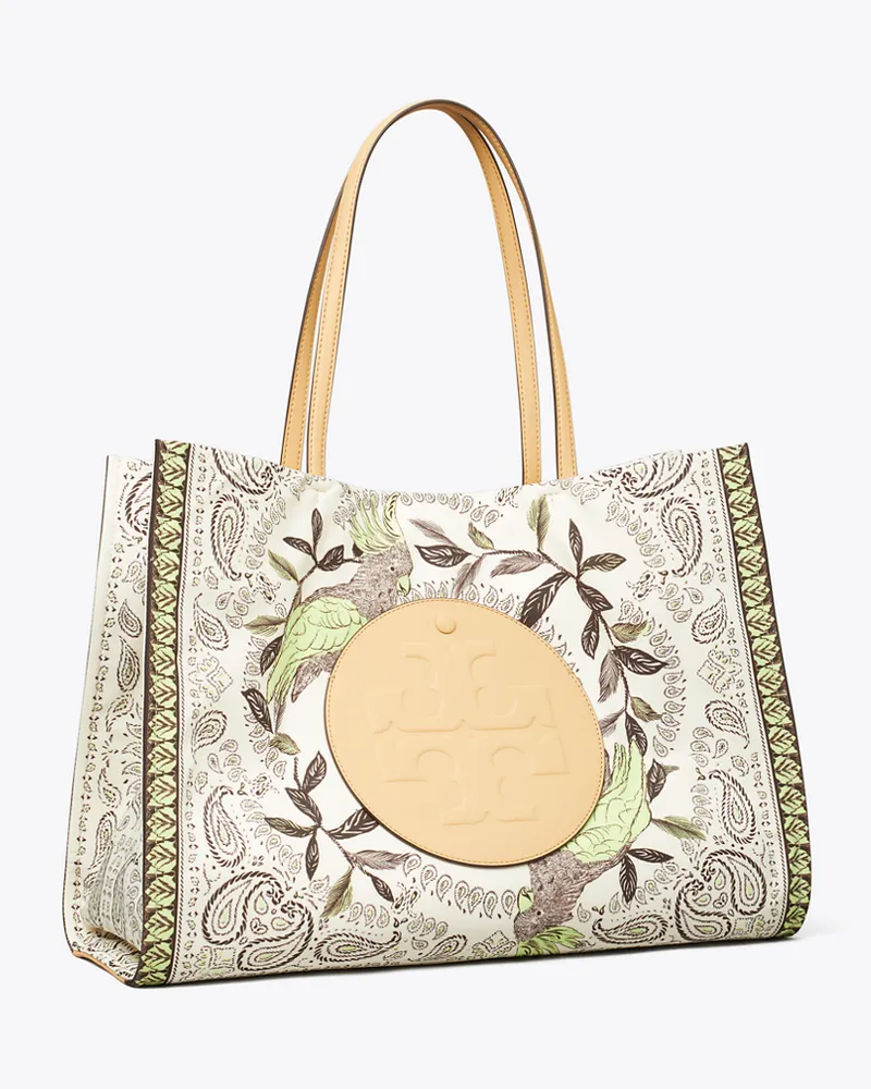 Tory Burch Damen Bedruckte Ella Tote Bag Mint