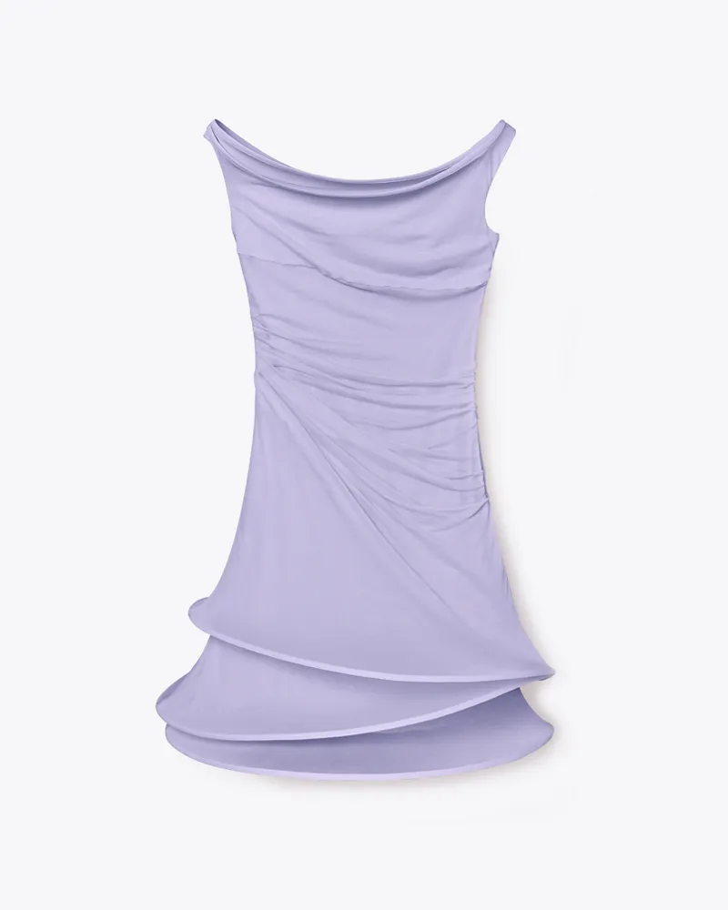 Tory Burch Damen Hoop Jerseykleid Bright