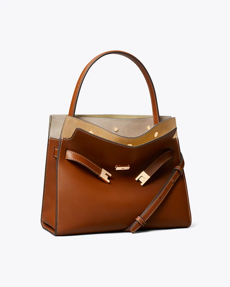 Tory Burch Damen Kleine Lee Radziwill Double Bag Aged