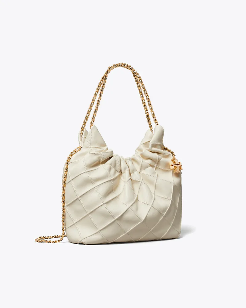 Tory Burch Damen Fleming Mini Bag mit Tunnelzug Light