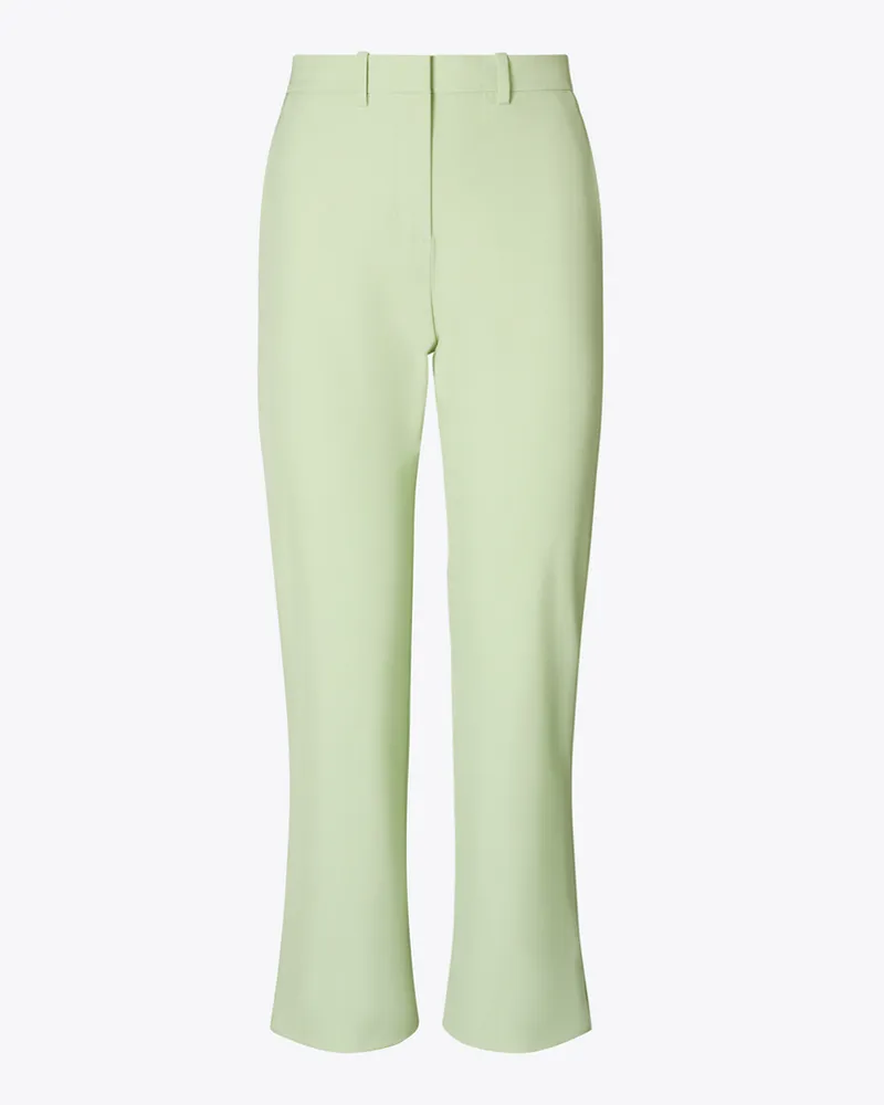 Tory Burch Damen Elastische Hose in Crop-Länge Light