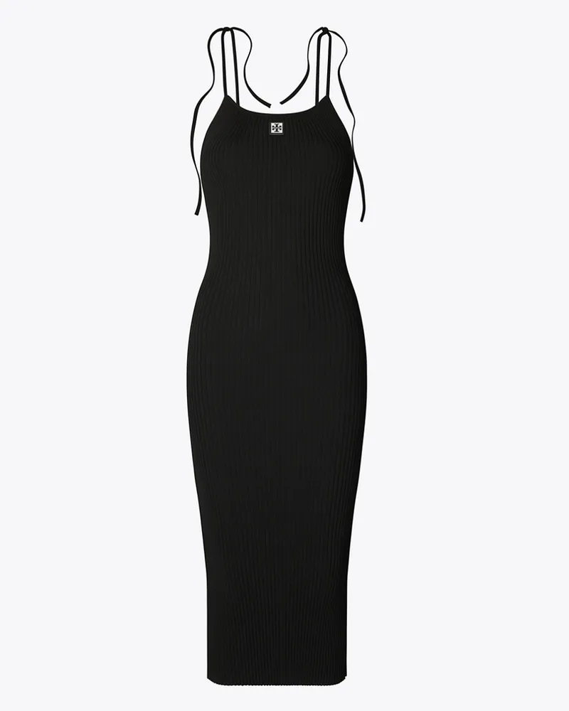Tory Burch Damen Tanktopkleid aus Viskose Black