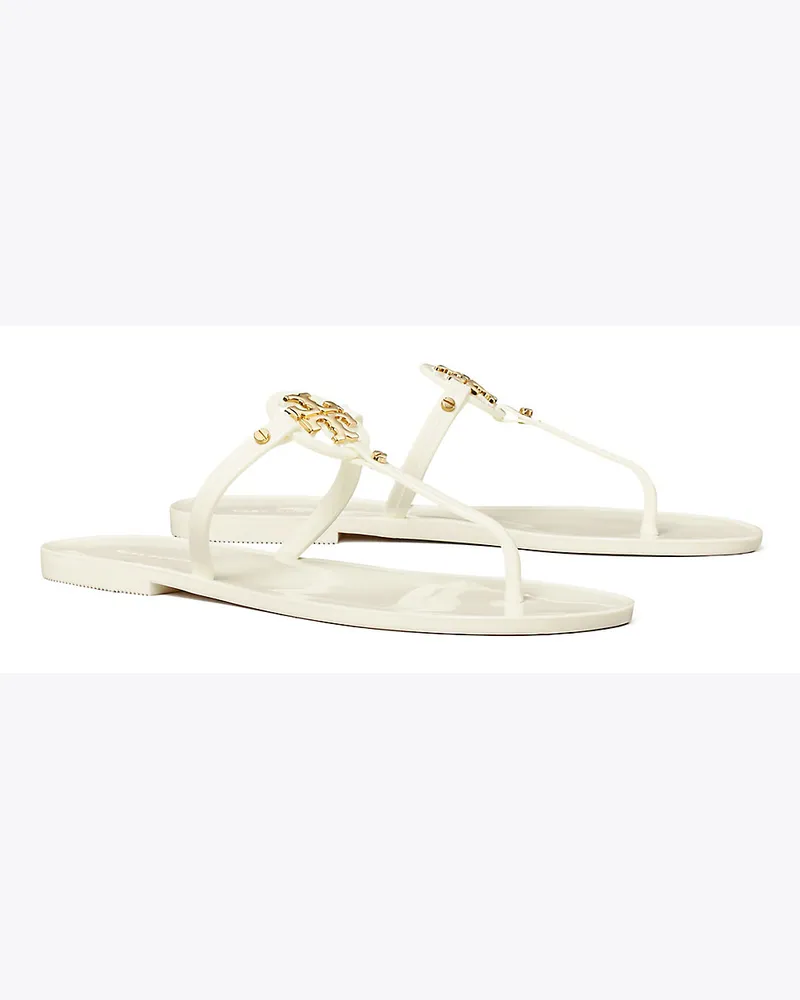 Tory Burch Mini Miller Zehensandale Aus Jelly Ivory