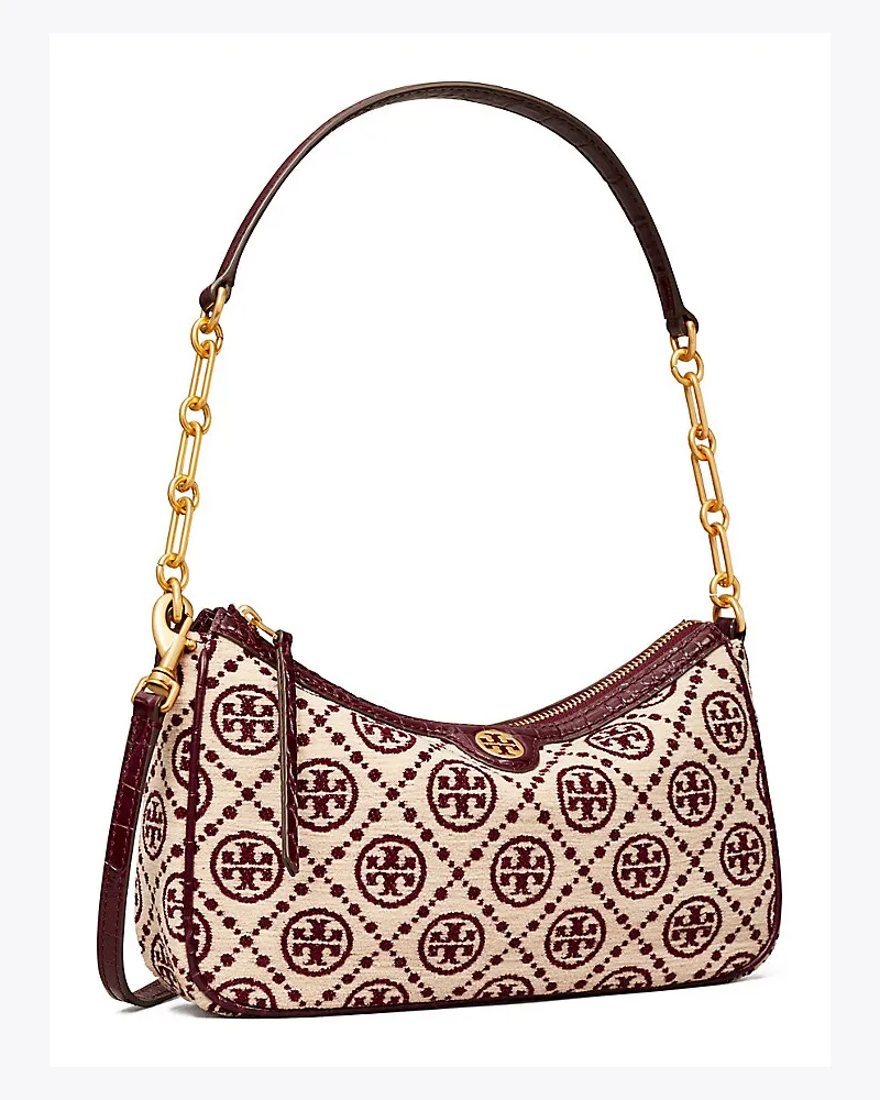 Tory Burch Studio Tasche Aus Chenille Mit T-Monogramm 